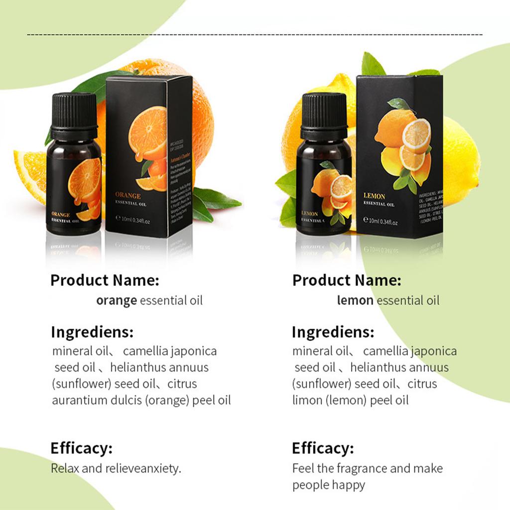 Lavender Eucalyptus Peppermint Essential Oil Trio, Hydrating Aromatherapy Oils for Home Spa, Relaxing Massage & Body Skin Care, 3 PCS Set