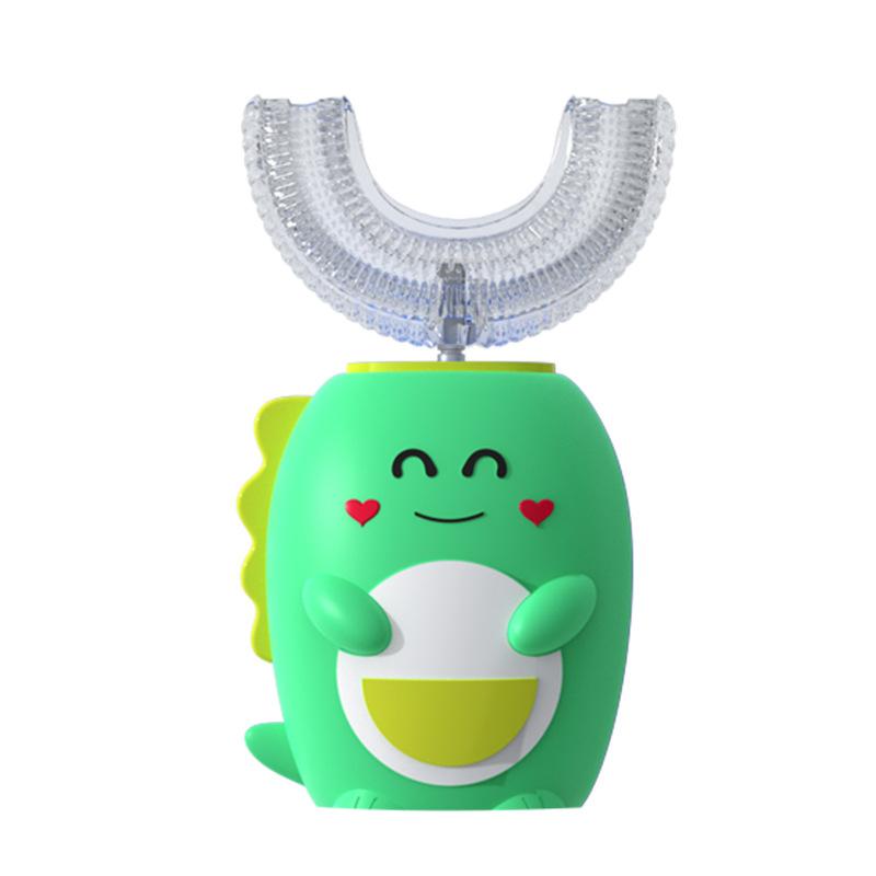 U-образная ультразвуковая детская электрическая зубная щетка, перезаряжаемая, автоматическая, интеллектуальная, с мягкой щетиной, для чистки зубов