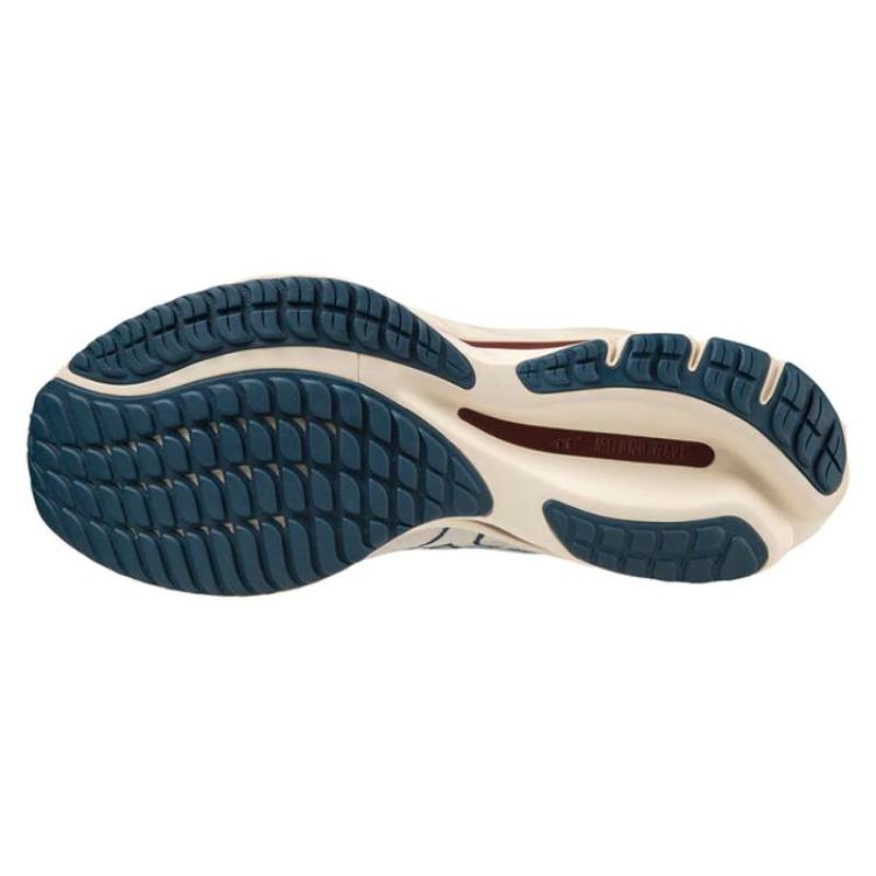 Mizuno Кроссовки Wave Rider 27 Low 'Молочно-белые синие' J1GC237505