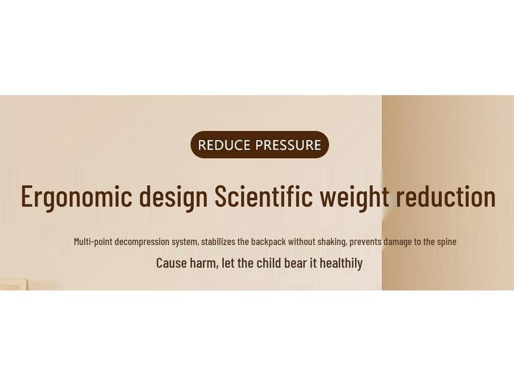 Рюкзак школьный большой вместимости с поддержкой спины для мальчиков 3-6 лет, дизайн капибары, первый класс