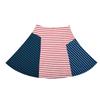 ONITSUKA TIGER Классическая модная ретро полосатая лоскутная повседневная юбка женская, разноцветная 2182A102-807