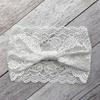 Soft Lace Trim Headband Bow Fabric Headband Sport Yoga Elastic Headwear  Running