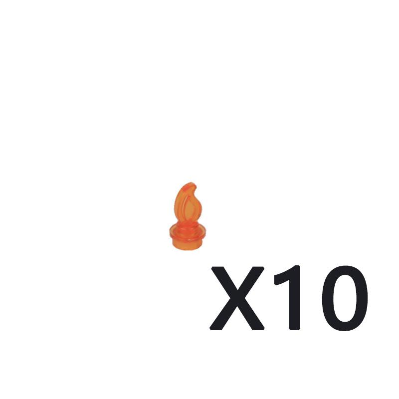 MOC Строительные блоки Костер Пламя Средневековая Бутылка вина Набор аксессуаров Модель подсвечника Мини-кирпич Совместимая игрушка Подарок Сделай сам X019