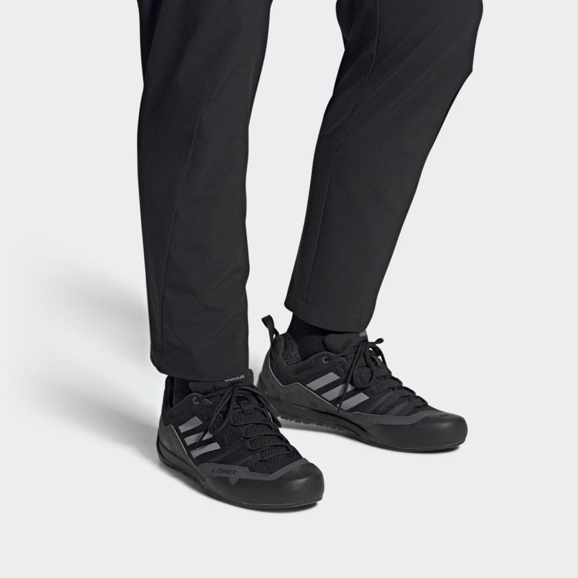 Adidas Terrex Swift Solo Approach Черные Серые Кроссовки Унисекс Коричневые Core-Черные Серые-Три GZ0331