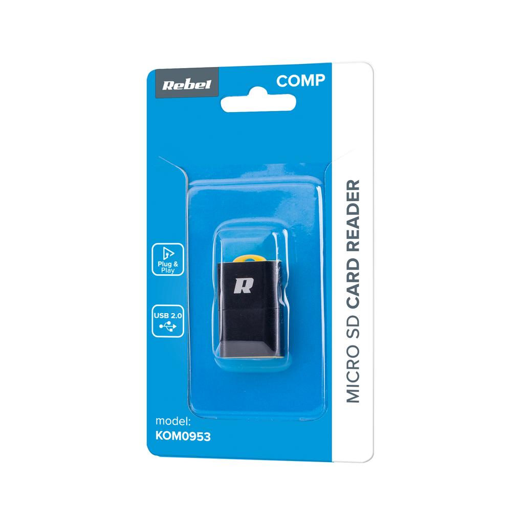 Rebel Comp R60 USB 2.0 480Mb/s Mini Micro SD Card Reader