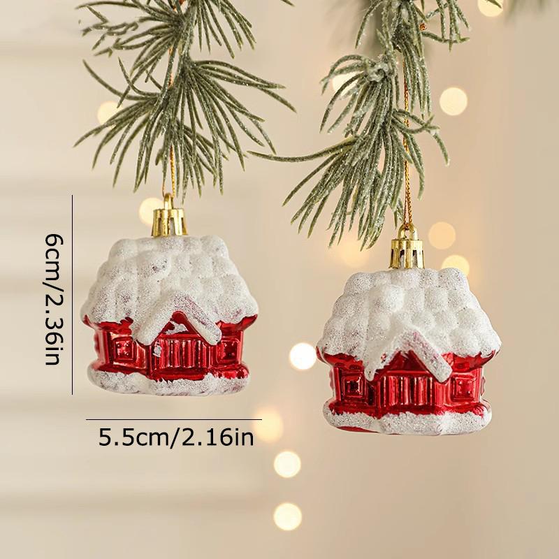 2 шт. Дед Мороз Детские подарки Рождественское подвесное украшение Товары для вечеринки Рождественские шары Фестиваль Доступно несколько вариантов