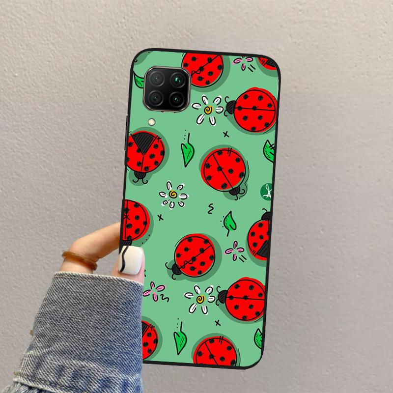 Чехол Божья коровка Для Huawei Nova Y70 Y90 Y60 Y73 Y72 Y61 Y91 12s 12i 11i 8i 9 10 SE P40 Lite P60 P30 Pro