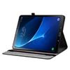 Чехол из искусственной кожи для планшета Samsung Galaxy Tab A 10.1 (2016)-11 стилей! Прочный, с 2 слотами для подставки, держателем для карандашей и слотами для карт, гибкая задняя крышка из ТПУ