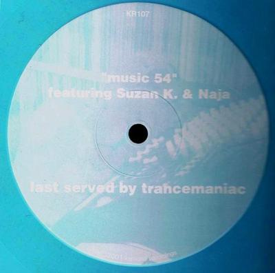12-дюймовая пластинка TRANCEMANIAC - Music 54 KR107 Kamono Recordin 2001 Япония Танцевальная и Электронная Б/У