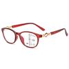 Women Reading Glasses Multifocal Anti-Blue Light Women Fashion Progressive Eyeglasses Prescription Glasses Diopter +1.0 To +4.0