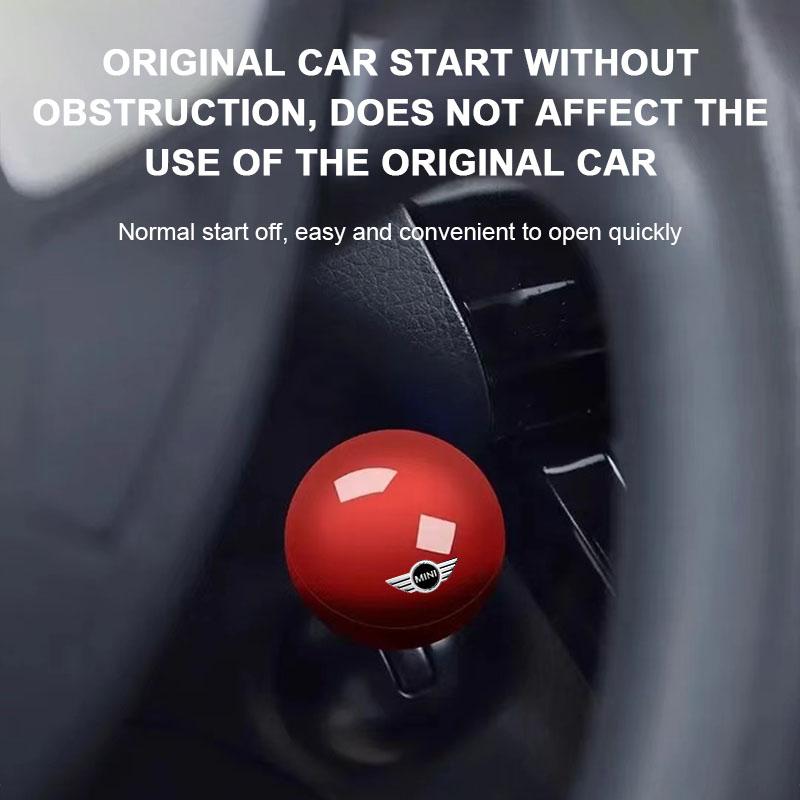 1 шт. Логотип автомобиля Кнопка Пуск Двигателя Рычаг Креативная Защитная Крышка Для BMW Mini Cooper F54 F55 F56 R56 R60 SONE Roadster Clubman Coupe