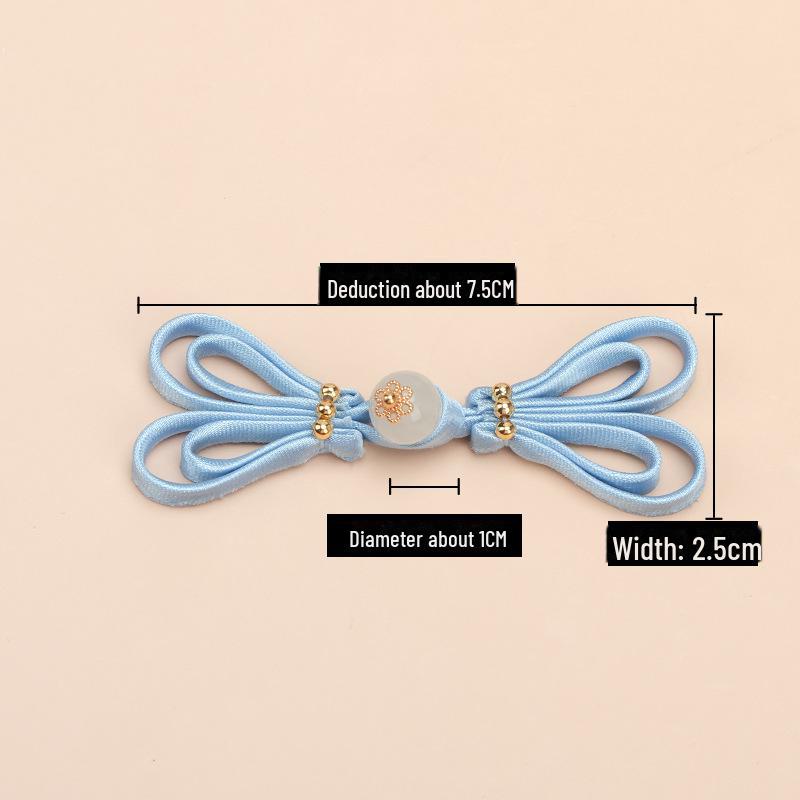 Декоративная пуговица Hengmeihe Jade Gold Butterfly Cheongsam Hanfu