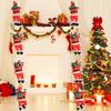 Red Santa Climbing Santa Decoration Rope Ladder Santa Pendant  Door Hanging Decor