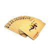 54Pcs/Set Kraft Paper Poker Card Waterproof Game Card Deck Kids Adults Family Night Multi-player Interactive Classical Card Board Game Props