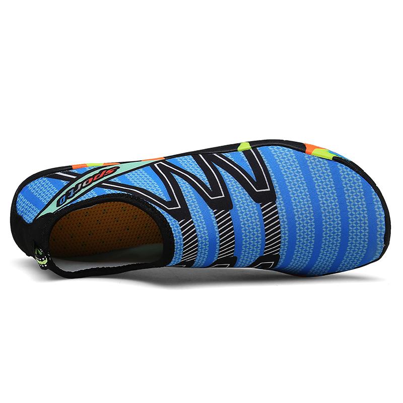 Мужская эластичная мягкая обувь Aqua Женские легкие быстросохнущие забродные кроссовки для прогулок по морю Обувь для серфинга Слипоны для плавания Размер 35-46
