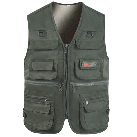Зимний жилет для рыбалки с несколькими карманами, однотонный утепленный кардиган без рукавов с v-образным вырезом, большие размеры, мужской зимний жилет для путешествий