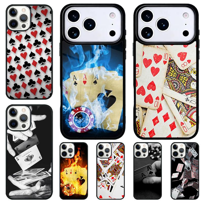 C-ASINO PLAYING CARD COLLECTION Phone Case for iPhone 17 Air 16 15 11 12 14 13 Pro Max Shockproof Cover