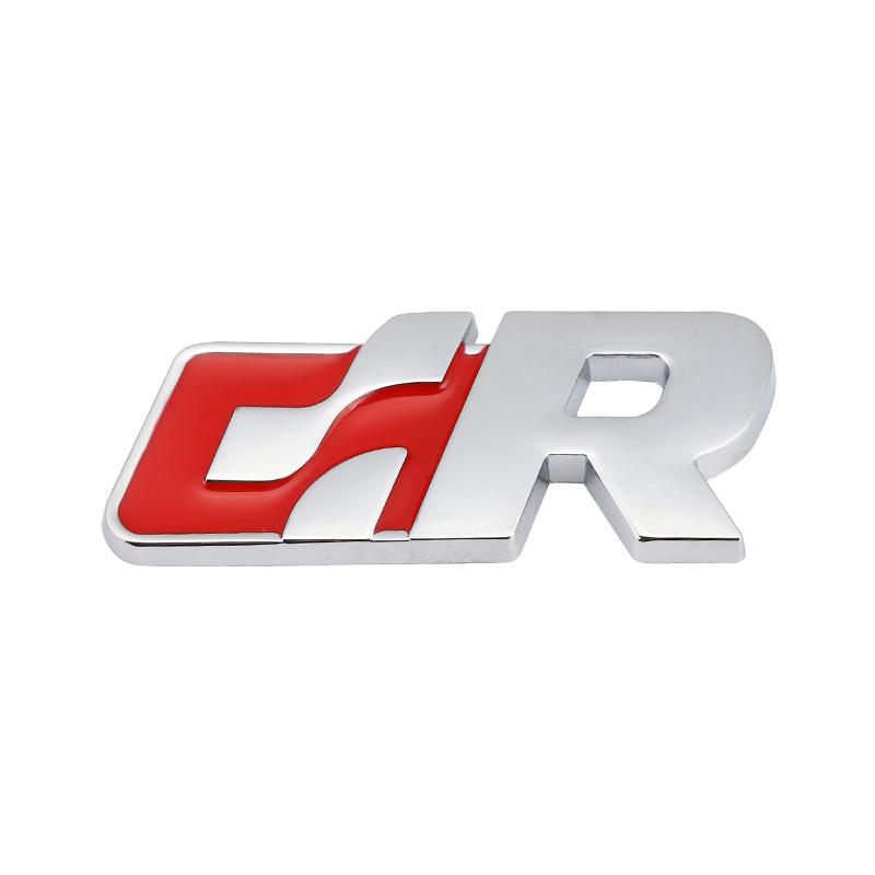 AABIO1 Car sticker Front Hood Grill SR 32 Emblem Auto Grille Badge for Volkswagen R Racing VW Sagitar Passat Golf Tiguan Touareg CC GR