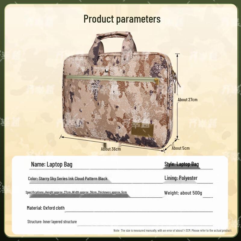 Tactical Camouflage Laptop Briefcase