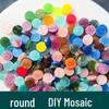 200 г Цветная круглая акриловая мозаика для DIY арт-проектов