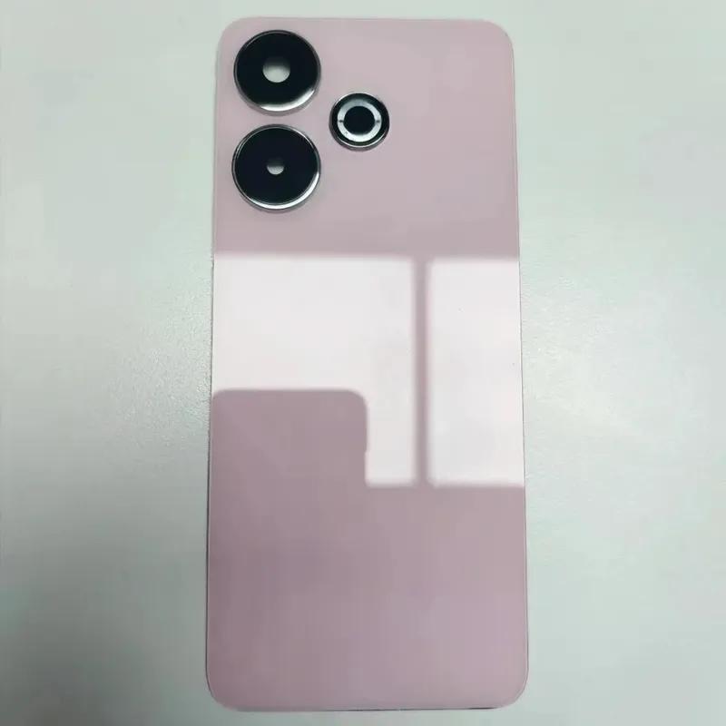 Для Redmi 13 4G Задняя крышка аккумулятора Корпус Замена Ремонт Запасная часть Объектив камеры