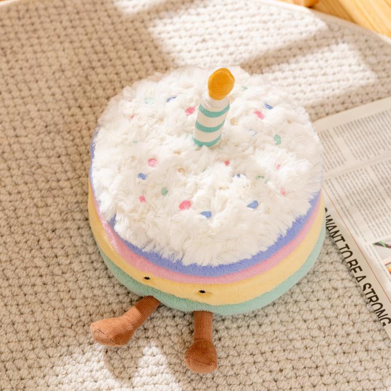 Новая Мода Милая Имитация Радужного Торта Кукла Модная Плюшевая Игрушка