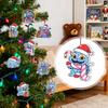 Рюкзак Рождественская елка Акриловая подвеска 2D Плоская подвеска, Рождественское украшение Йена для вашей рождественской елки.