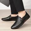 Stylish Male Wedding Shoes Genuine Leather Men Casual Shoes Comfortable Mens Loafers Moccasins Breathable Slip On Driving Shoes