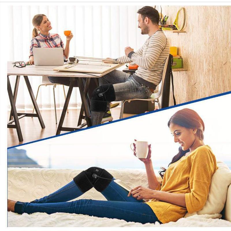 Электрический подогреваемый наколенник для облегчения боли при артрите, согревающий пояс для ног