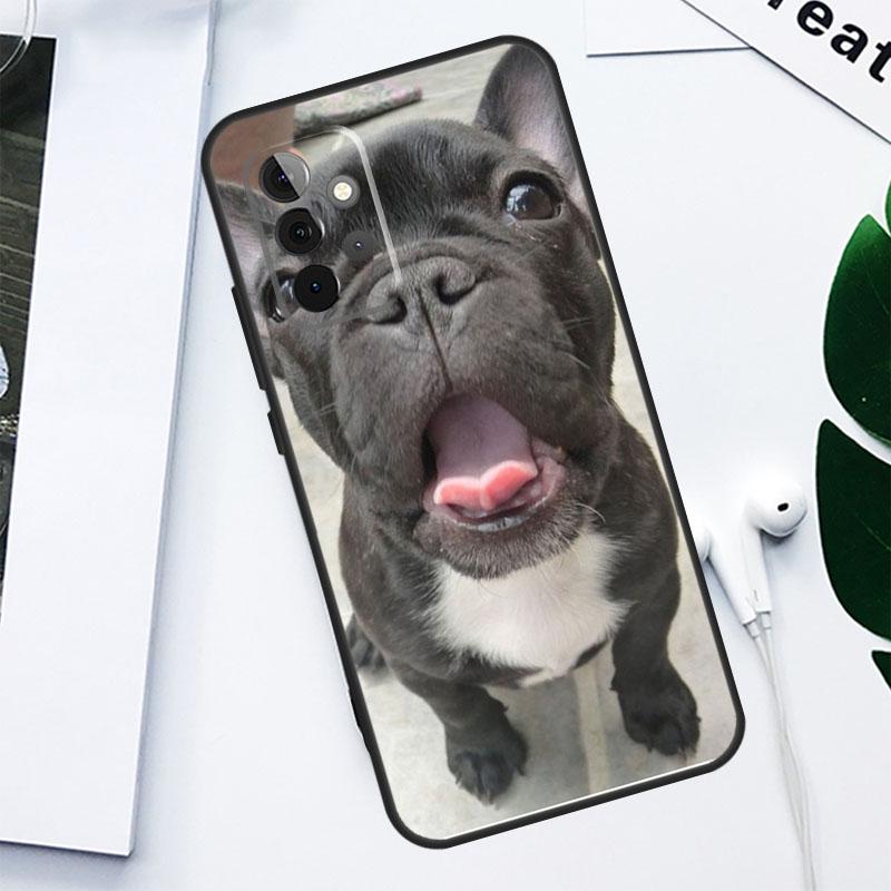 Французский бульдог Для Samsung Galaxy A06 A05 A16 A54 A34 A14 A55 A35 A15 A53 A33 A13 A22 A32 A52 Чехол для телефона