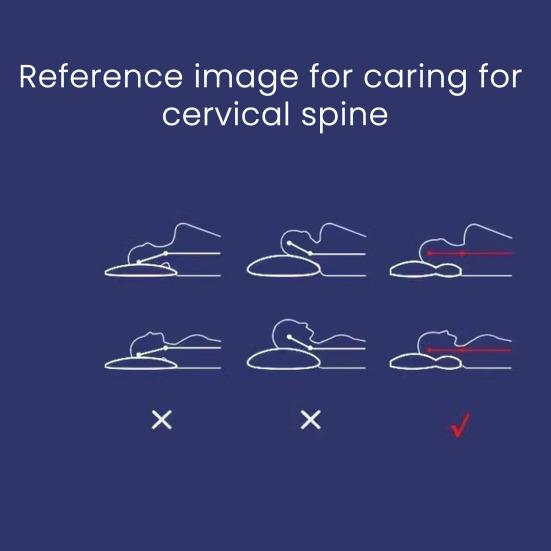 Подушка для шеи из пены с эффектом памяти для снятия напряжения в шее, регулируемая ортопедическая подушка-сэндвич, мягкая дышащая подушка для шеи для всех возрастов