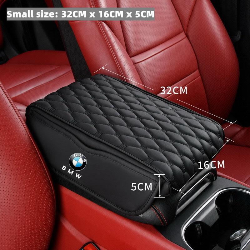 Car Armrest Box Height Pad Universal Leather Armrest Cushion For BMW M Power X1 e84 X3 f25 X5 e53 x6 e71 ix3 i3 320i 330d M4 RW7