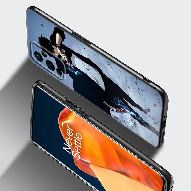Чехол для телефона с выравниванием аниме Solo для OnePlus 7T 8T 9RT 10R Pro 6T Nord 2T CE2 N10 N20 N100 N200 ACE 5G, мягкий черный чехол из ТПУ