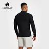 Мужская футболка HOTSUIT с длинным рукавом, быстросохнущая, для бега и тренировок