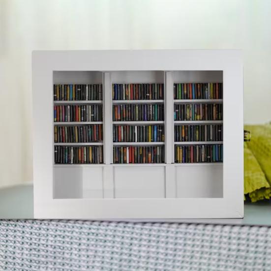 Мини книжная полка Anxiety Relief, реалистичное украшение для книжной полки из 300 предметов Mini