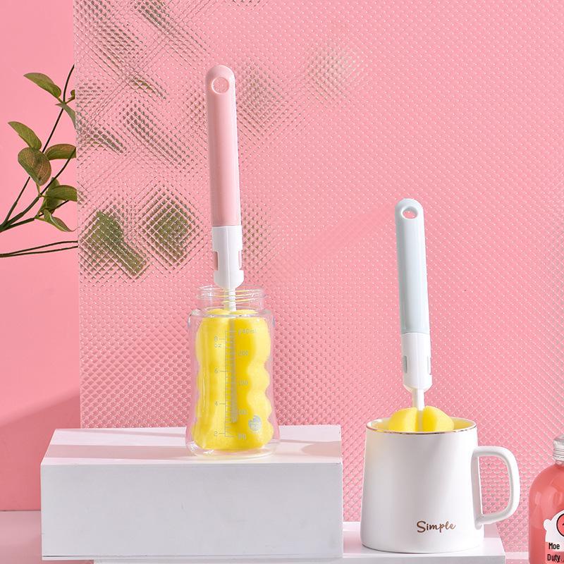 Cup Brush Sponge Cleaner for Bottles