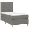 VidaXL Slat Bed Base with Mattress and LED, Upholstered Bed, Single Bed, Adult Bed for Interior Bedroom, 3135566