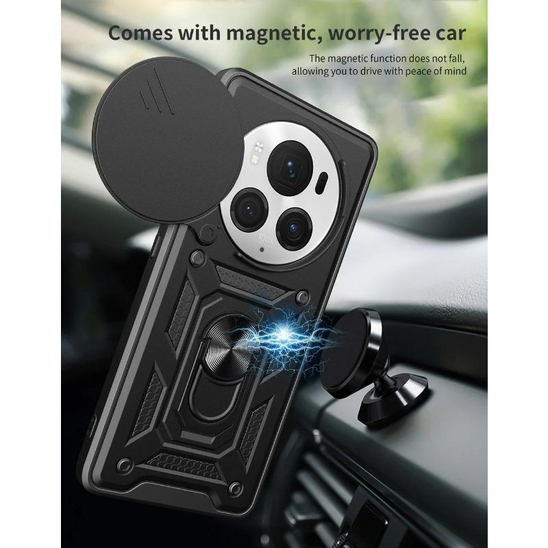 Чехол для защиты камеры Honor Magic 6 Pro 5 4 Lite Honor X9B X8B X6A X7A X8A X8 X9 X7 X6 Armor Hybrid Metal Ring Cover Fundas