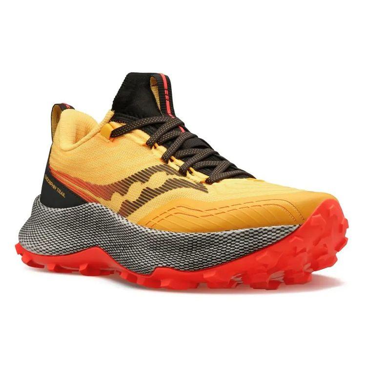 SAUCONY Endorphin Trail ViZiGold ViZiRed желтые мужские кроссовки S20647-16