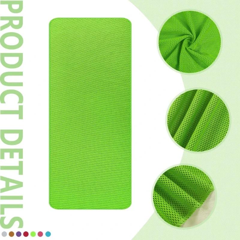 Ice silk cool quick drying and sweat absorbing face towel, men's and women's outdoor sports sun protection and cooling towel