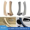 2Pcs/Set Car Inner Handle Interior Door Panel Pull Trim Cover Left Right for BMW 3 Series E90 E91 2004-2012 Auto