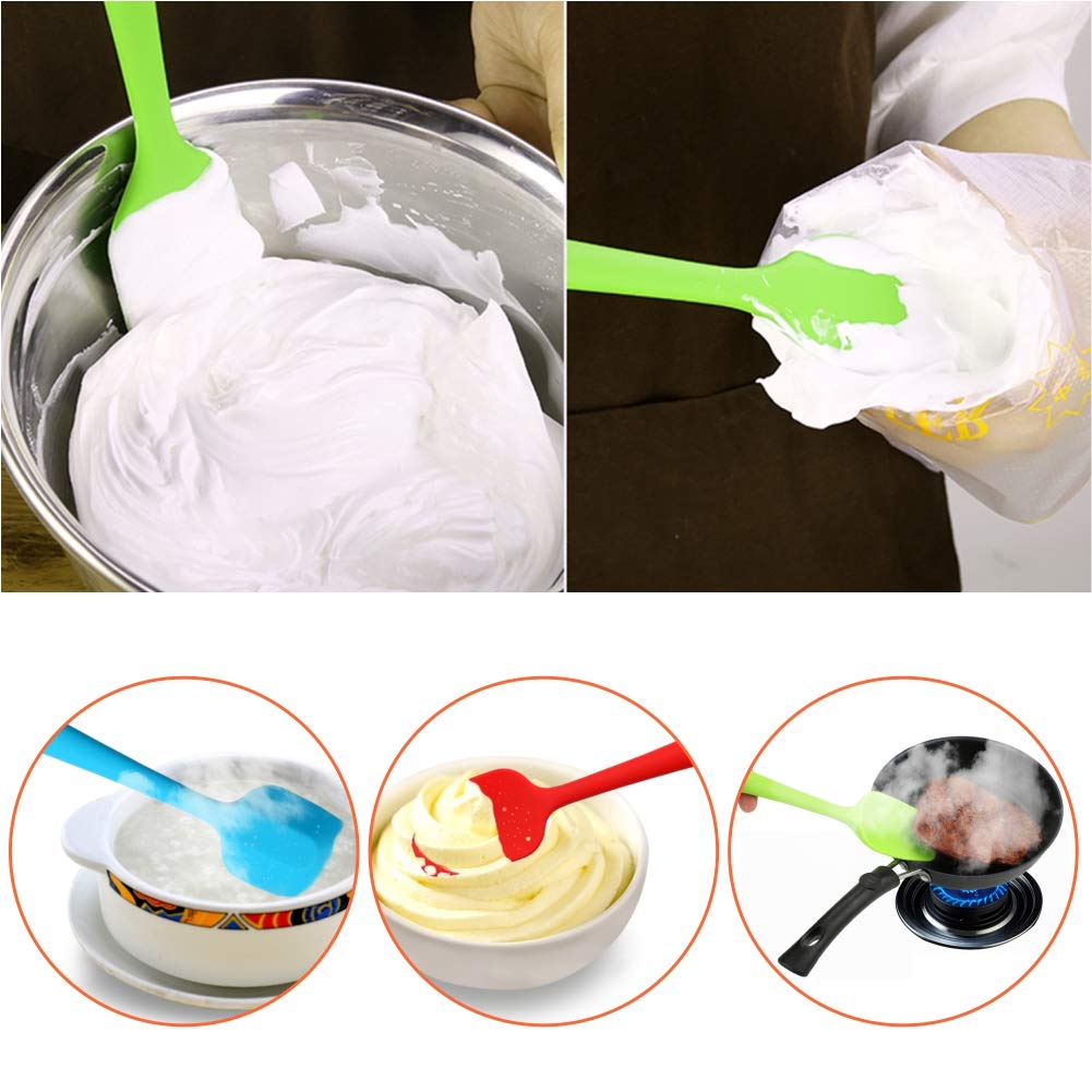 Силиконовые лопатки, резиновая ложка-лопатка, термостойкая ложка, бесшовная лопатка, антипригарные скребки, инструмент для смешивания при выпечке