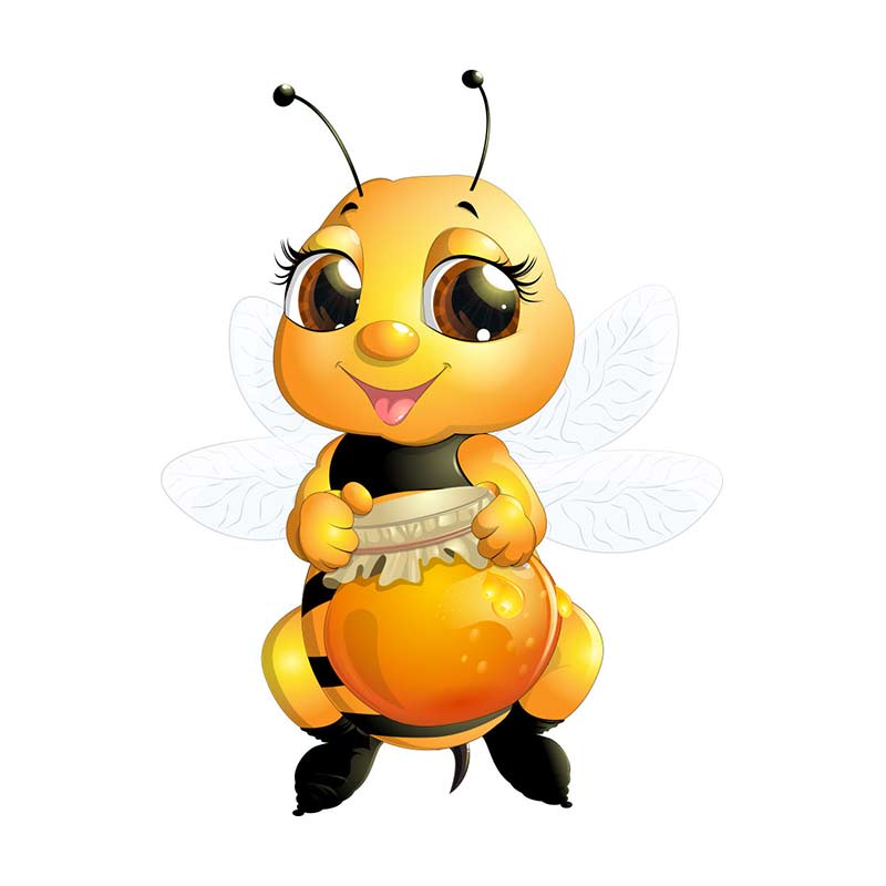 Милая Мультяшная Пчелка Насекомое Автомобильные Наклейки Водонепроницаемые Виниловые Наклейки Декор Кузова Автомобиля Окна Наклейки на Мотоциклетный Шлем M461