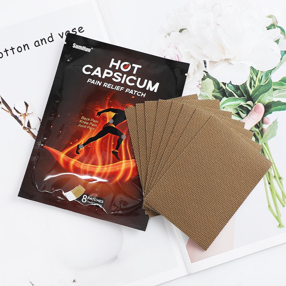 1 упаковка 8 штук пластырь для снятия боли в суставах Chili Plaster