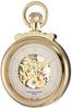 Charles Hubert Men's Skeleton Pocket Watch 3903-G with Manual Winding