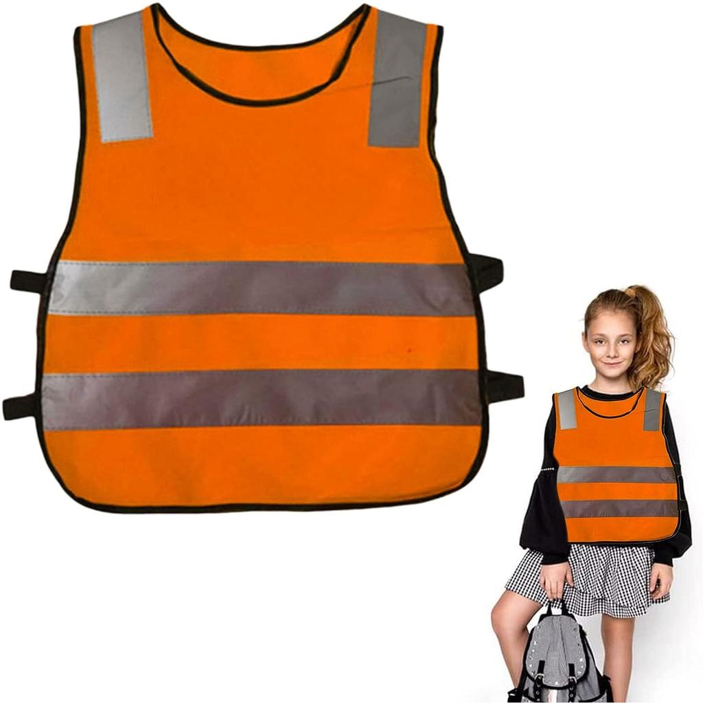 Children's Reflective Vest, High Visibility Vest, Lightweight High Visibility Vest, Car, High Visibility Vest, Children, Safety Vest, Washable
