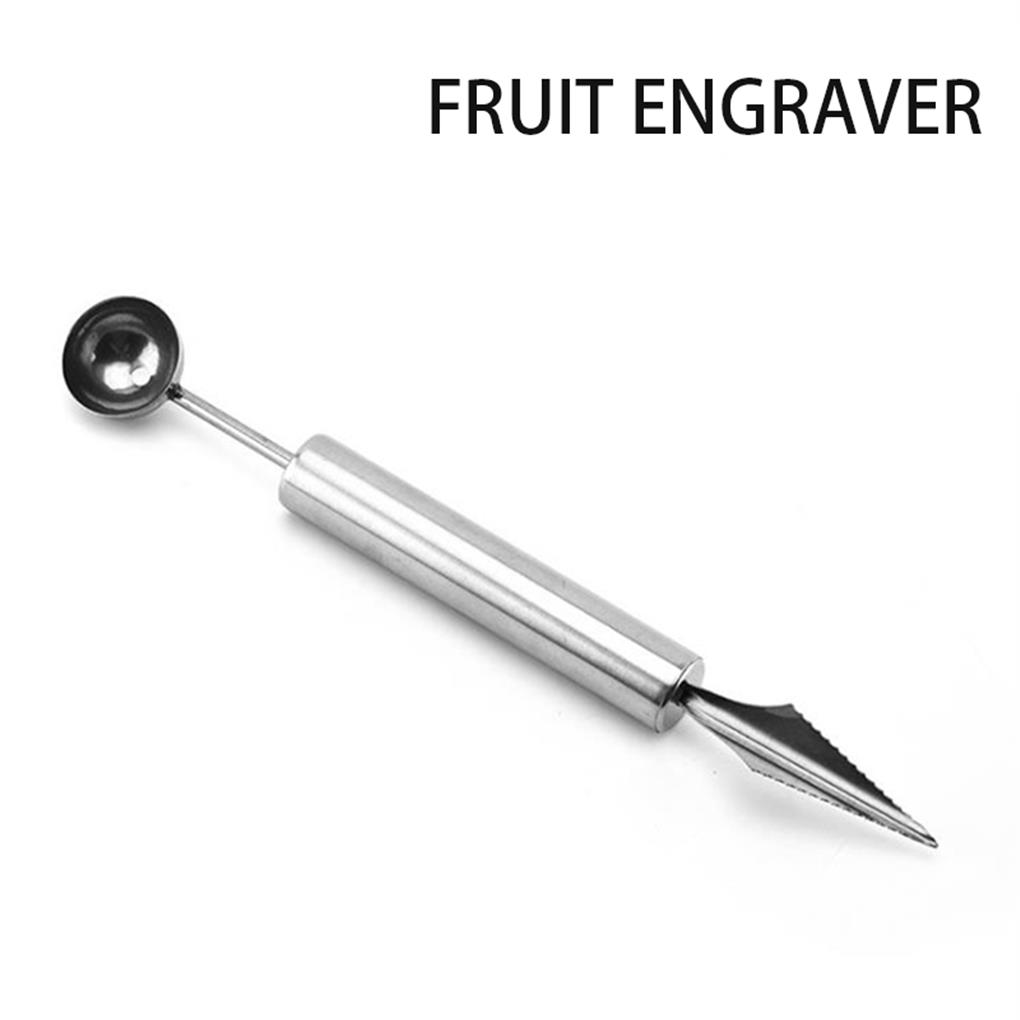 Многоцелевой арбузный шарик для мороженого, совок для фруктов, фруктовая тарелка, слайсер, нержавеющая сталь, пищевая ложка, гаджеты, инструмент для копания, кухня