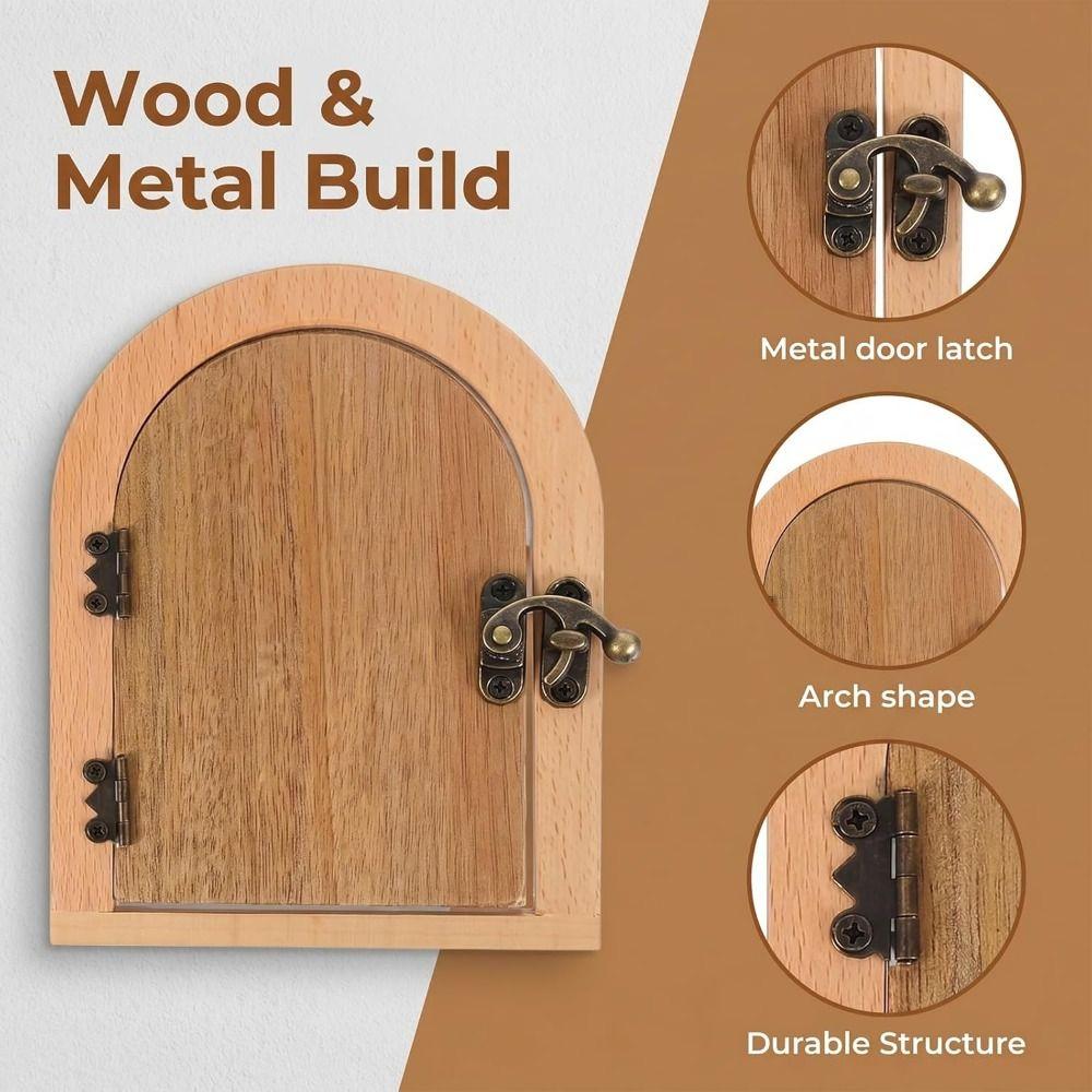 No-Drill Wood Outlet Cover Handmade Light Switch Cover Decorative Wall Outlet Protector Home Decor