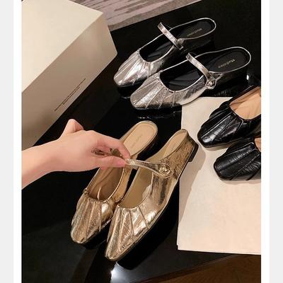 Виноградная мать того же стиля, темпераментная маленькая квадратная голова со складками, туфли-лодочки Мэри Джейн с неглубоким вырезом, сумка на голову, полусандалии женские