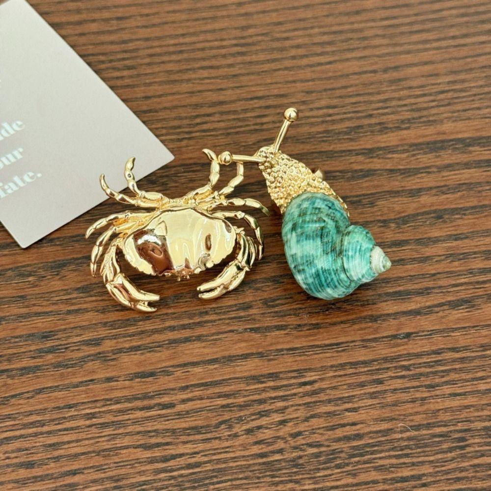 Jewelry Accessories Ocean Animal Ring Korean Style Bohemia Finger Ring Shell Snail Ring Friend